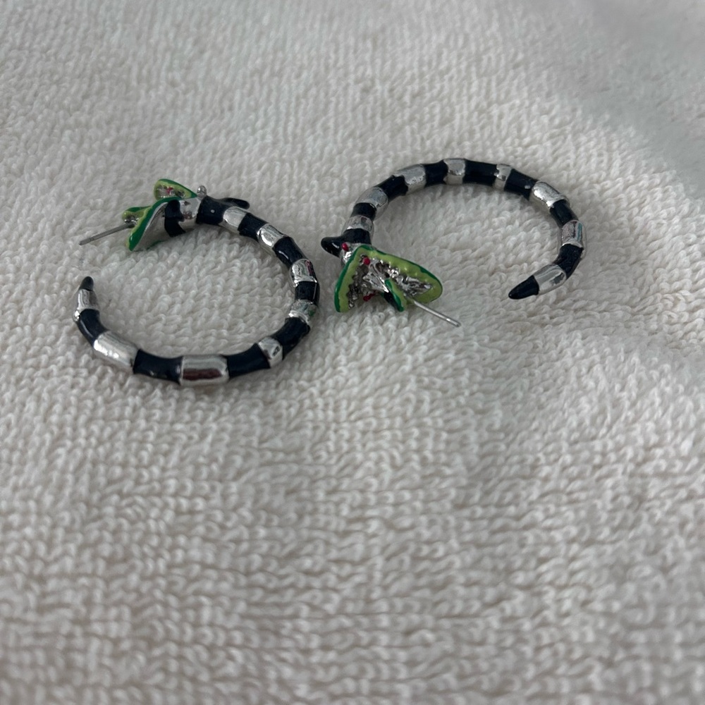 Beetlejuice Sandworm Earrings